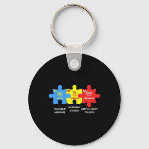 Chaveiro Elementos Autismo Sensibilização Periódica da Mesa