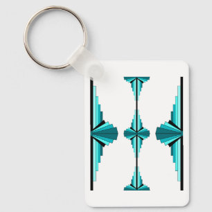 Chaveiro Elementos da arte em verde-real