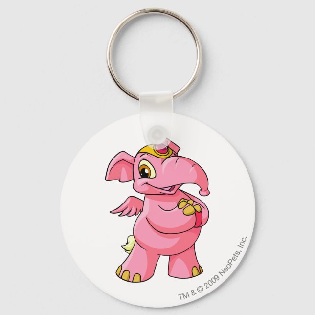 Chaveiro Elephante Pink (Frente)