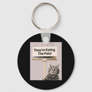 Chaveiro Eles estão comendo os gatos de animais que não vam