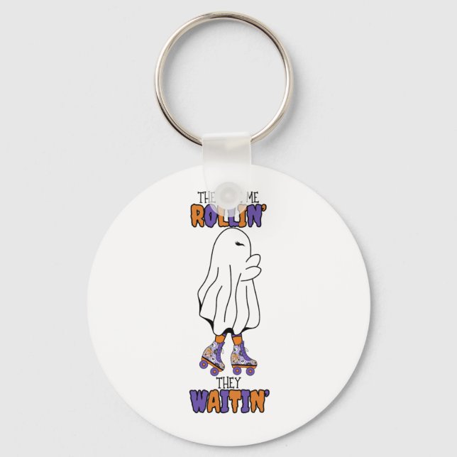 Chaveiro Eles me veem rolando. Esperando o Retro Ghost. (Frente)