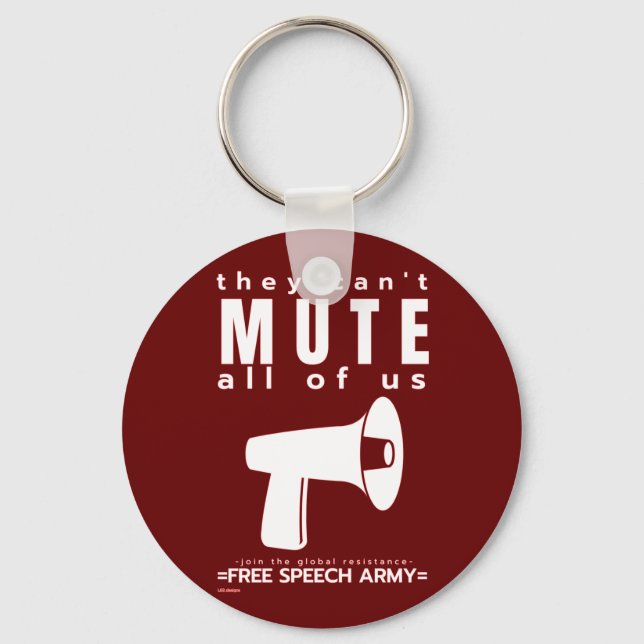 chaveiro "ELES NÃO PODEM MUDAR..." (Frente)