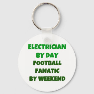 Chaveiro Eletricista pelo fanático do futebol do dia em o
