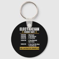 Elétrico Taxa Horária Engraçado Pai Lineman Retro