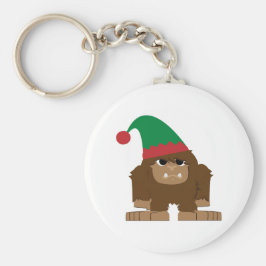 Chaveiro Elf de Natal Bonito Sasquatch