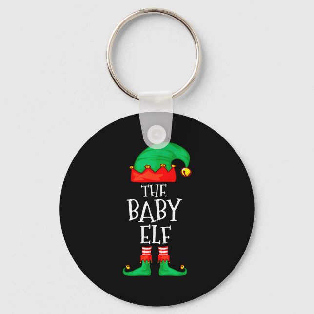Chaveiro Elf Family Christmas Funny The Baby Elf Sweater Bo (Frente)
