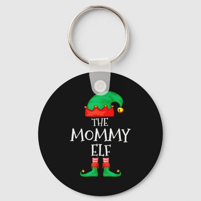 Chaveiro Elf Family Christmas Mommy Mom Mother Mama Elf Swe (Frente)
