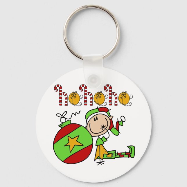 Chaveiro Elf Natal (Frente)