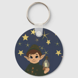 Chaveiro Elf Watcher Starry Night Aluminum Keychain