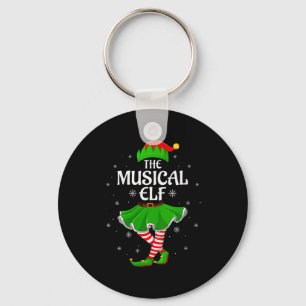 Chaveiro Elfo Musical Feminino Natal Família Garotas Mulher