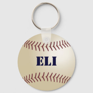 Chaveiro Eli Baseball Keychain por 369MyName