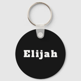Chaveiro Elijah schwarz weiß