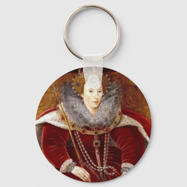 Chaveiro Elizabeth I Red Robes (Frente)