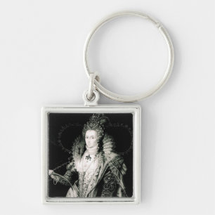 Chaveiro Elizabeth mim tirado por W.Derby e gravado perto