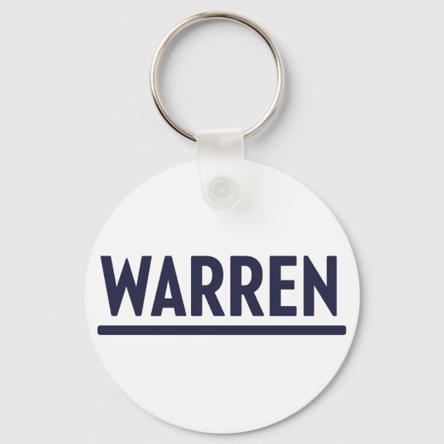 Chaveiro Elizabeth Warren 2020 presidential campaign logo (Frente)