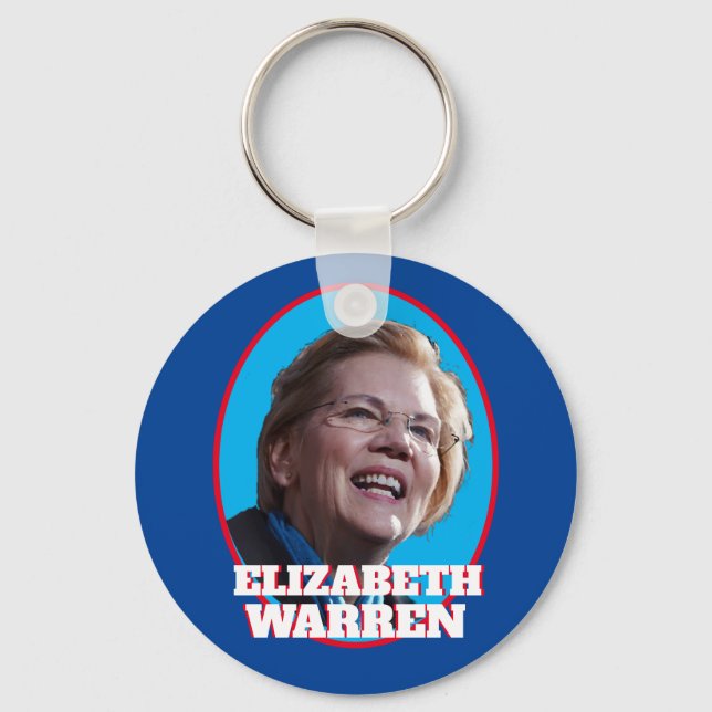 Chaveiro Elizabeth Warren Retrait (Frente)