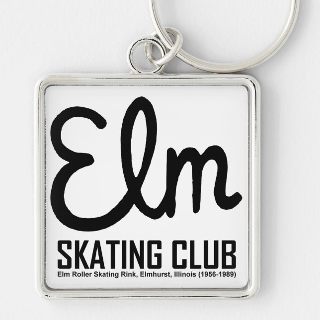 Chaveiro Elm Skating Club, Elmhurst, Illinois (Frente)