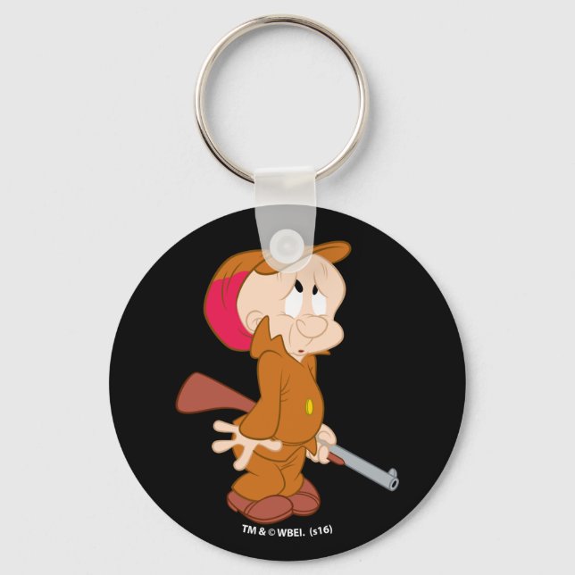 Chaveiro ELMER FUDD™ | Pose Assustado (Frente)