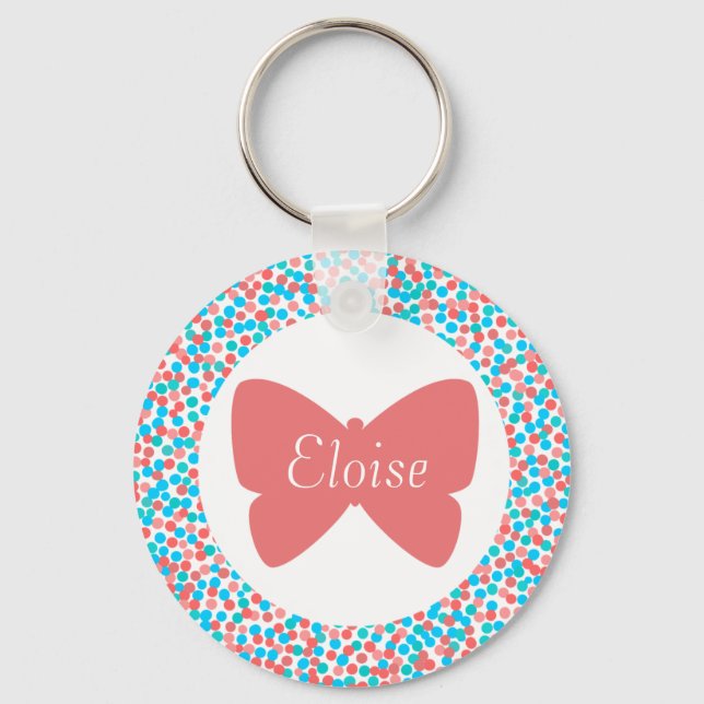 Chaveiro Eloise Butterfly Dots (Frente)