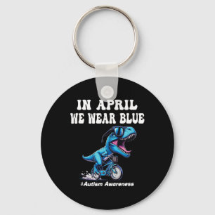 Chaveiro Em abril Vestimos Autismo Azul