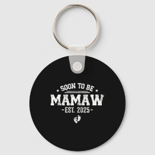 Chaveiro Em breve será Mamaw 2025 pela primeira vez a mãe
