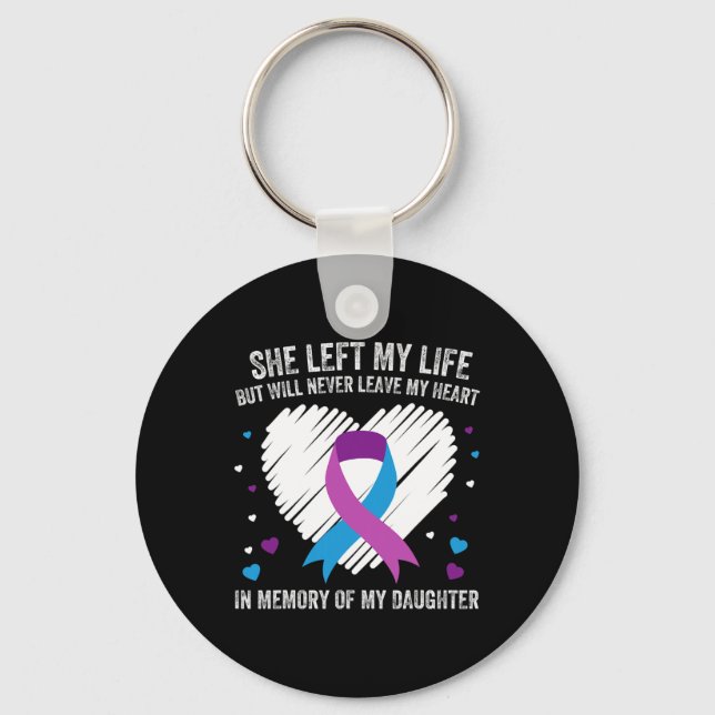 Chaveiro Em memória da minha adorável prevenção suicida (Frente)