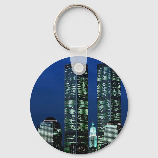 Chaveiro Em memória das Torres Gêmeas WTC NYC (Frente)