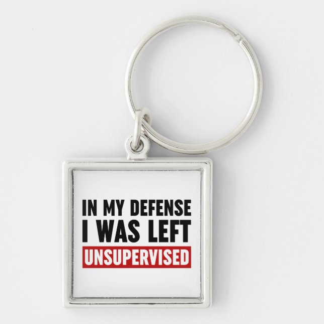 Chaveiro Em Minha Defesa Eu Fui Deixado Sem Supervisão (Frente)