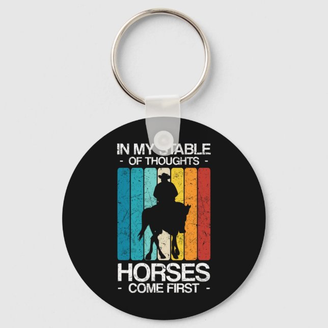 Chaveiro Em Minha Estável De Pensamentos, Cavalos Chegam Pr (Frente)