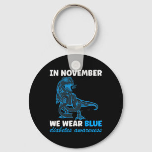Chaveiro Em novembro Vestimos Blue T-rex