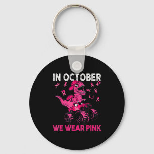 Chaveiro Em Outubro Usamos Rosa Trex Dino Ki Câncer de Mama