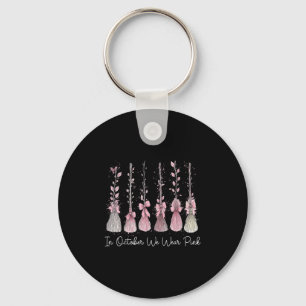 Chaveiro Em outubro, Vestimos a bruxa-rosa-bruxa