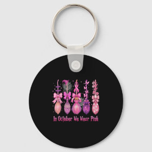 Chaveiro Em outubro, Vestimos a bruxa-rosa-bruxa