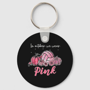 Chaveiro Em outubro, Vestimos Cancer A De Voleibol Rosa