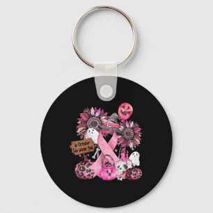 Chaveiro Em outubro Vestimos Fita Rosa Ghost Halloween Bre