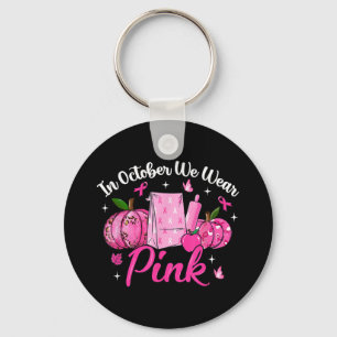 Chaveiro Em outubro, Vestimos O Cancer A Do Almoço Rosa
