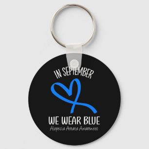 Chaveiro Em setembro Vestimos Alopecia Azul Areata Awarenes