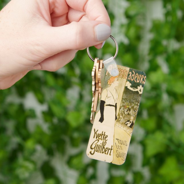 Chaveiro Embaixadores Yvette Guilbert por Theophile Steinle (Mão)