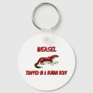 Chaveiro Embalagem num corpo humano