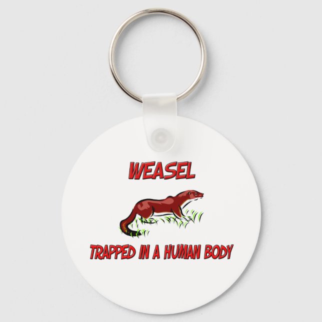 Chaveiro Embalagem num corpo humano (Frente)