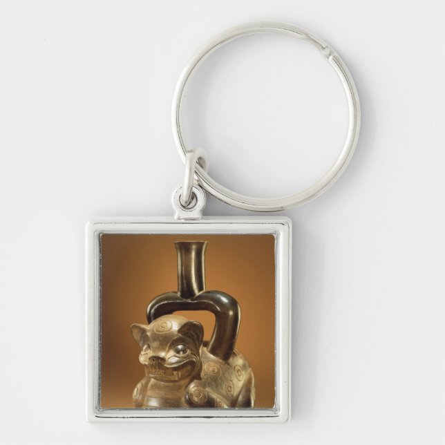 Chaveiro Embarcação com puma, cultura de Chavin, c.90 BC (Frente)