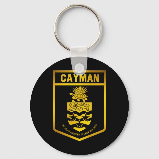 Chaveiro Emblem das Ilhas Cayman (Frente)