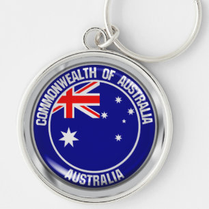 Chaveiro Emblem Redonda Austrália