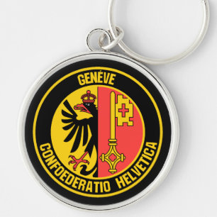 Chaveiro Emblem Redonda de Genebra