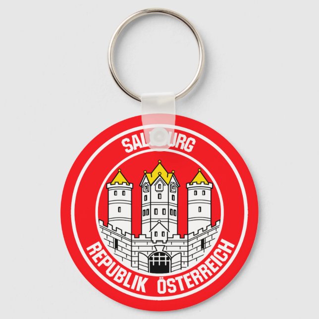 Chaveiro Emblem redonda de Salzburgo (Frente)