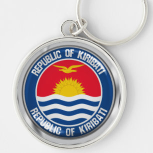 Chaveiro Emblem redonda Kiribati