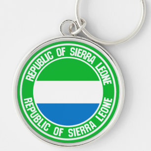 Chaveiro Emblem Redonda Serra Leoa