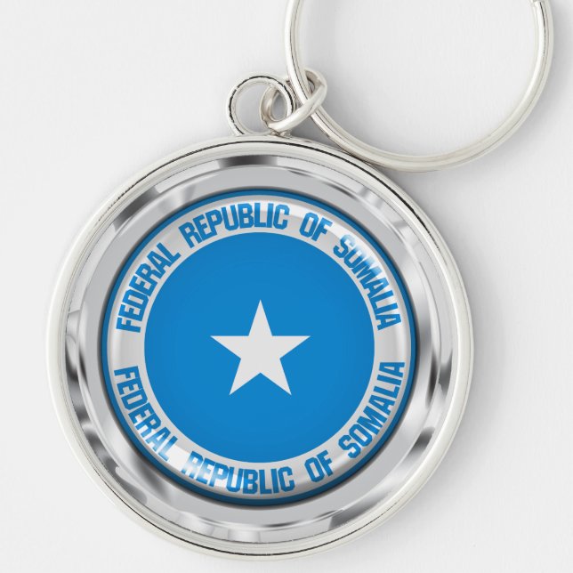 Chaveiro Emblem Redonda Somália (Frente)
