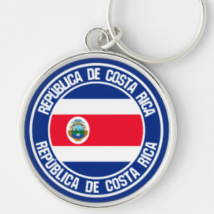 Chaveiro Emblem redondo da Costa Rica