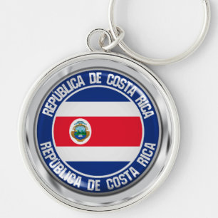 Chaveiro Emblem redondo da Costa Rica